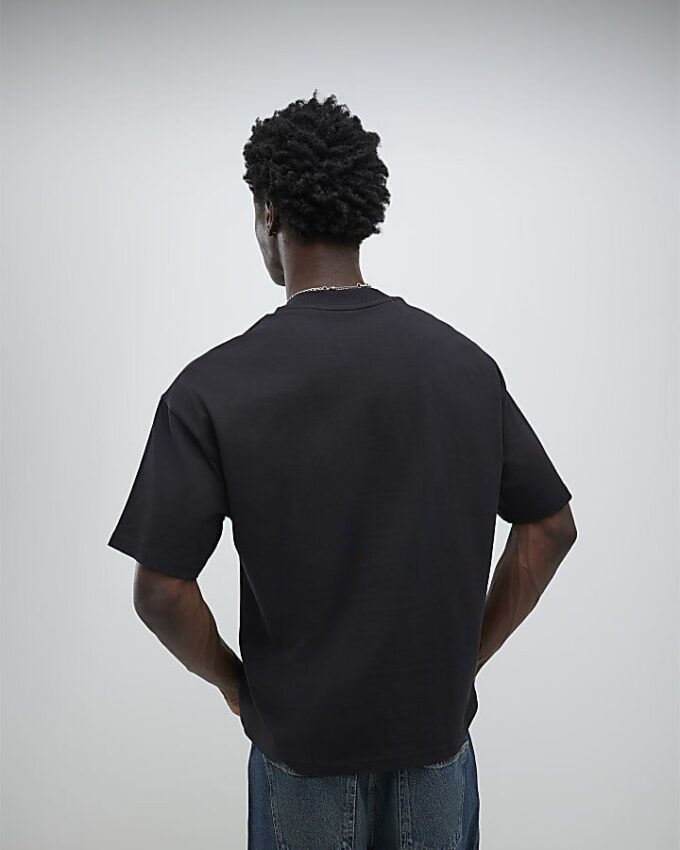 Black Oversized Fit Pack Of 3 T-Shirts