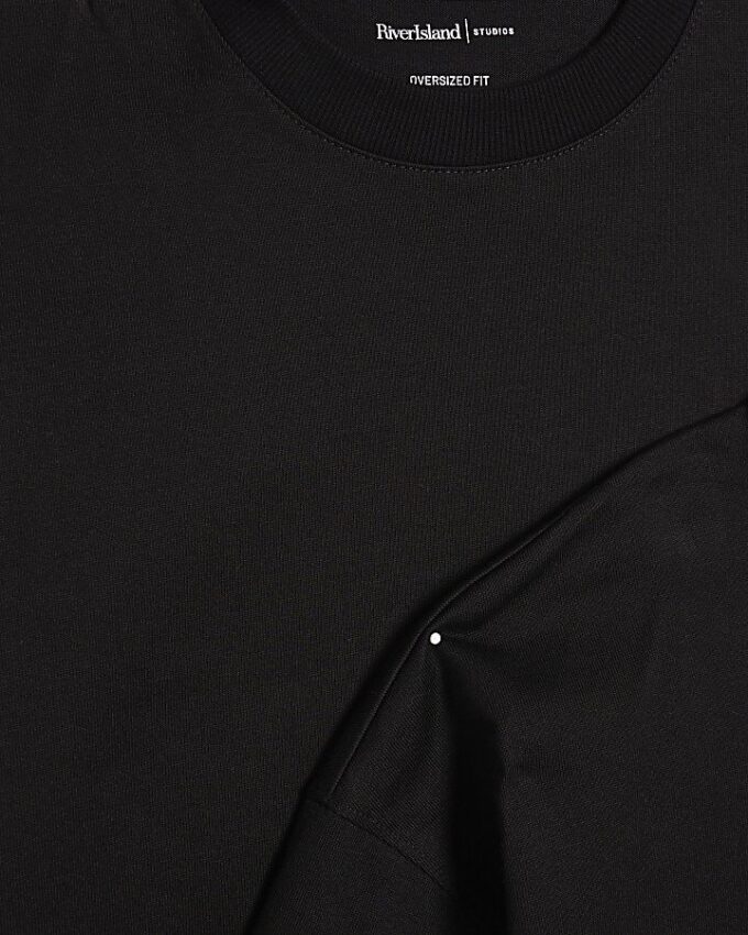 Black Oversized Fit Pack Of 3 T-Shirts
