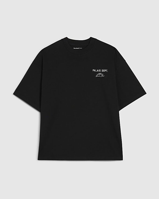 Black Oversized Fit Palais Dept T-Shirt