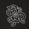 Black Oversized Fit RI Back Crest T-Shirt