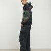 Black Oversized Fit Serenity Dragon Hoodie