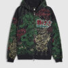Black Oversized Fit Serenity Dragon Hoodie