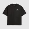 Black Oversized Fit USA Crest T-Shirt