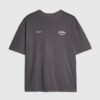Black Oversized Fit Washed Otaru T-Shirt