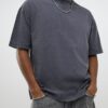 Black Oversized Fit Washed T-Shirt
