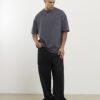 Black Oversized Fit Washed T-Shirt
