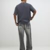 Black Oversized Fit Washed T-Shirt