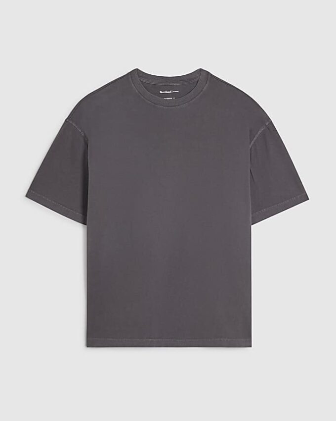 Black Oversized Fit Washed T-Shirt