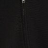 Black Oversized Fit Zip Through Hoodie
