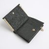 Black Panelled Monogram Purse