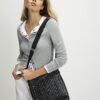 Black Patent Monogram Messenger Bag