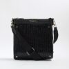 Black Patent Monogram Messenger Bag