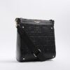 Black Patent Monogram Messenger Bag