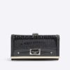 Black Patent RI Monogram Panelled Purse