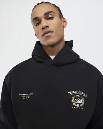Black Premio Series Racing Hoodie