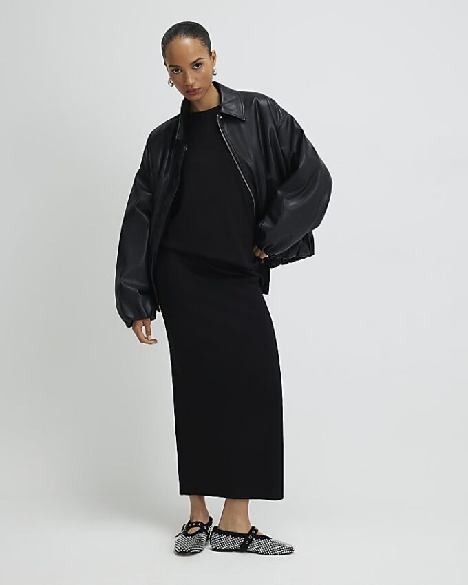 Black Premium Maxi Skirt