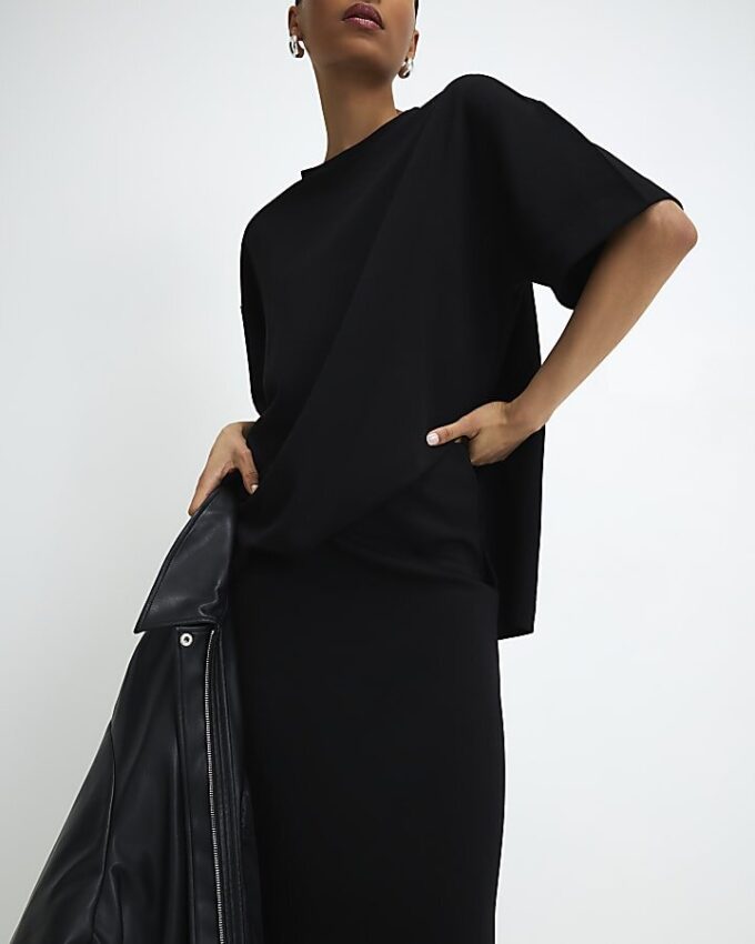 Black Premium Maxi Skirt