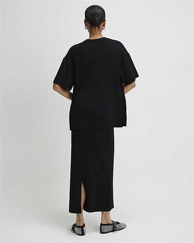 Black Premium Maxi Skirt