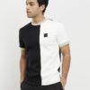 Black Premium Slim Fit Blocked T-shirt