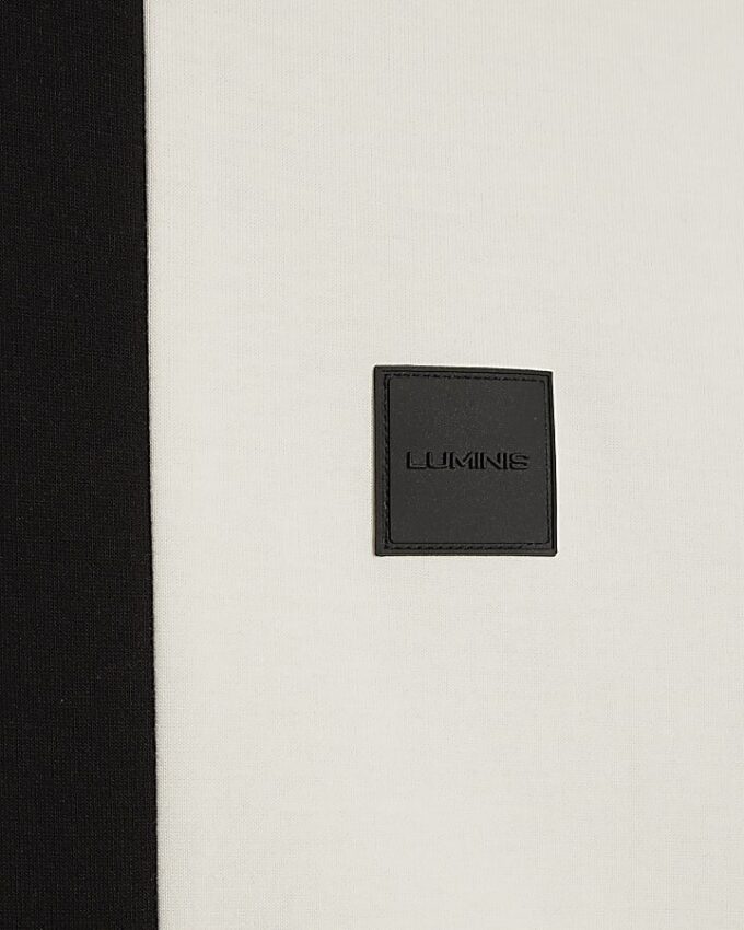 Black Premium Slim Fit Blocked T-shirt