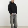 Black Regular Fit Hoodie