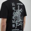 Black Regular Fit Kanazawa Snake T-Shirt