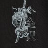 Black Regular Fit Kanazawa Snake T-Shirt