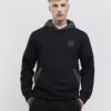 Black Regular Fit Luminis Badge Hoodie