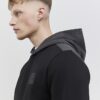 Black Regular Fit Luminis Badge Hoodie