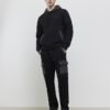 Black Regular Fit Luminis Badge Hoodie