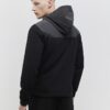 Black Regular Fit Luminis Badge Hoodie