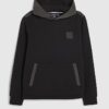 Black Regular Fit Luminis Badge Hoodie