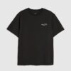 Black Regular FIt Membership Floral T-Shirt
