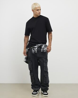 Black Regular Fit Pack Of 3 T-Shirts