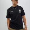 Black Regular Fit Penrose Crest T-Shirt