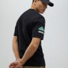 Black Regular Fit Penrose Crest T-Shirt