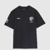 Black Regular Fit Penrose Crest T-Shirt