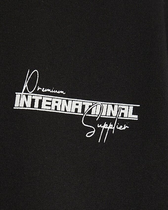 Black Regular Fit PRP Badge T-Shirt