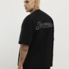 Black Regular Fit Sanctuaire Corduroy T-Shirt