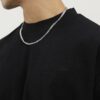 Black Regular Fit Sanctuaire Corduroy T-Shirt