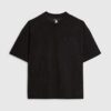 Black Regular Fit Sanctuaire Corduroy T-Shirt