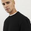 Black Regular Fit Sweatshirt