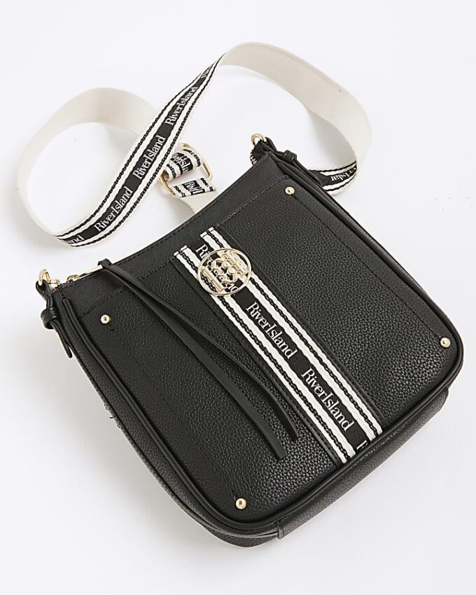 Black RI Pocket Messenger Bag