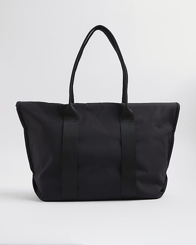 Black Roll Top Holdall Bag