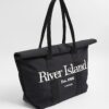 Black Roll Top Holdall Bag