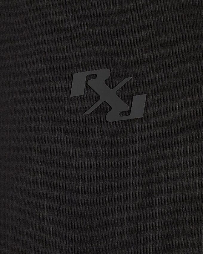Black RXR Zip Through Funnel Neck Sweatshirt