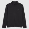 Black RXR Zip Through Funnel Neck Sweatshirt