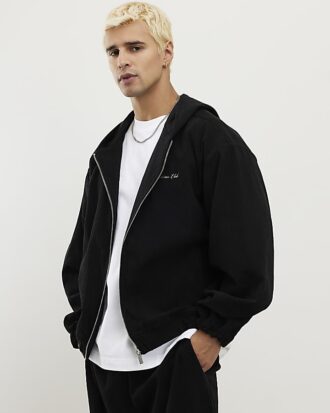 black sanctuaire corduroy zip through hoodie 1 330x413 - Black Sanctuaire Corduroy Zip Through Hoodie