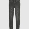 Black Seam Detail Skinny Jeans