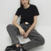 Black Short Sleeve Slim Fit T-shirt